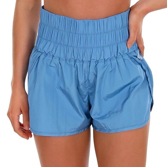 ✨FREE PEOPLE MOVEMENT The Way Home Blue Sz Medium Shorts✨ - Picture 3 of 11